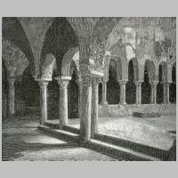 Cava dei Tirreni (badia di S. Trinità) il chiostro (incisore anonimo 1898), Wikipedia.jpg